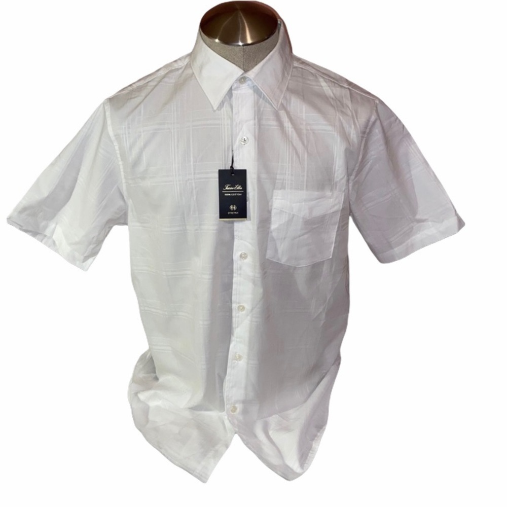 Tasso Elba Short Sleeve Dress Shirt